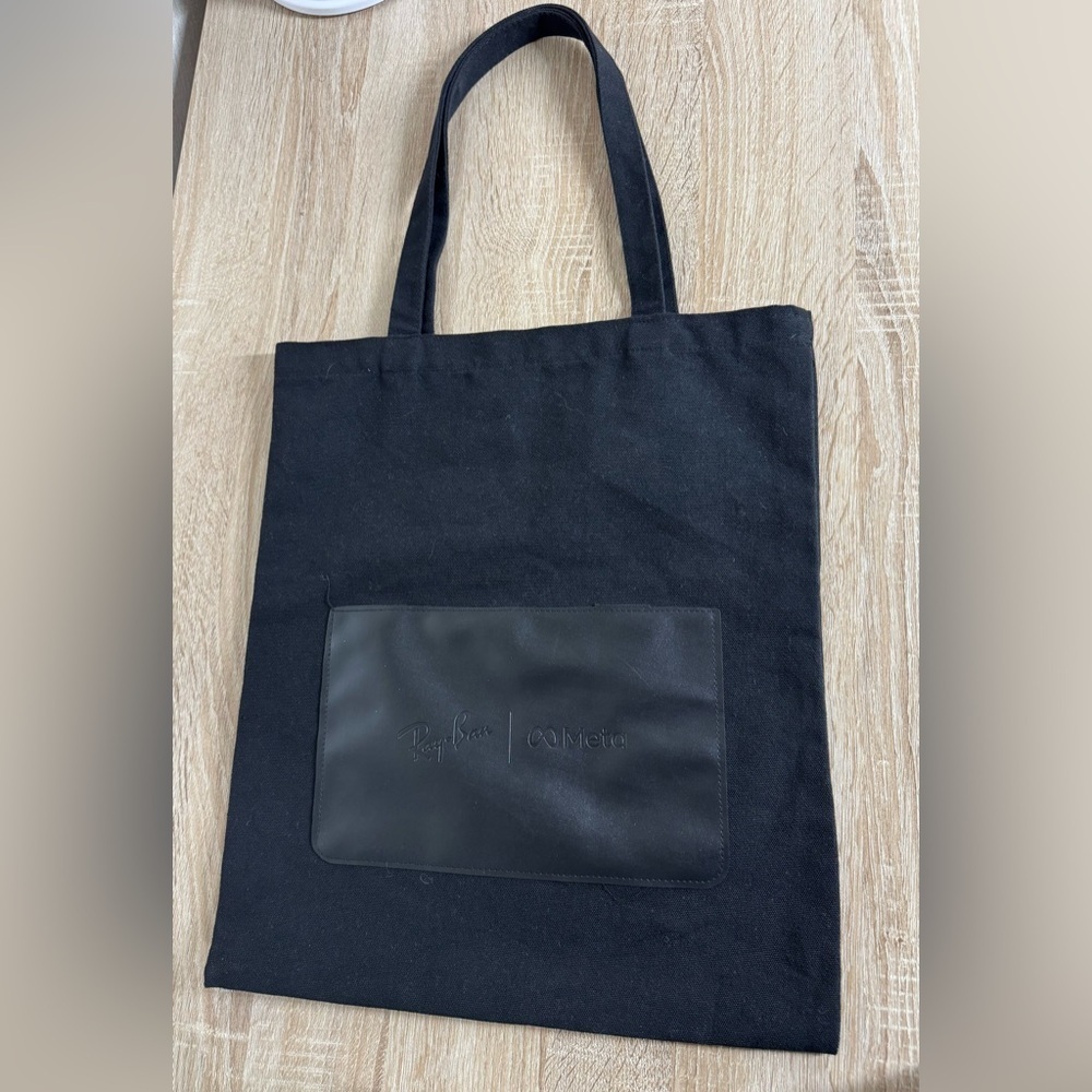 Black Canvas Tote Bag collaboration Ray-Ban and Meta - Picture 8 of 8